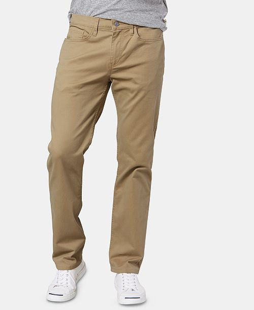 alfani Dockers Men's Jean Cut Straight-Fit All Seasons Tech Khaki Pants Men's Fashion & Accessories