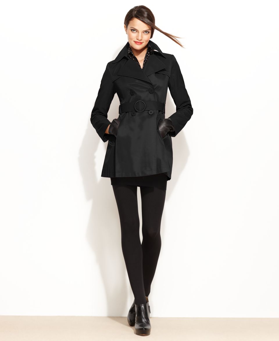 Via Spiga Coat, Cropped Flared Trench Raincoat   Coats   Women   