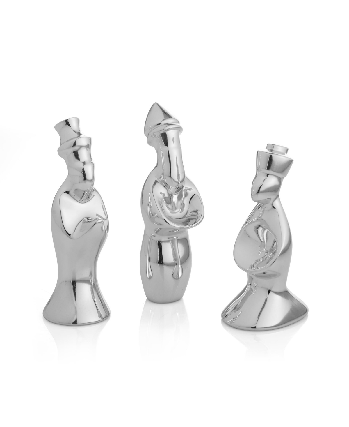 Miniature Nativity Wisemen - Silver