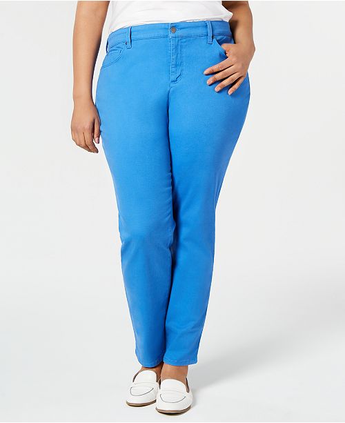 Charter Club Plus Size Bristol TummyControl Ankle Jeans, Created for
