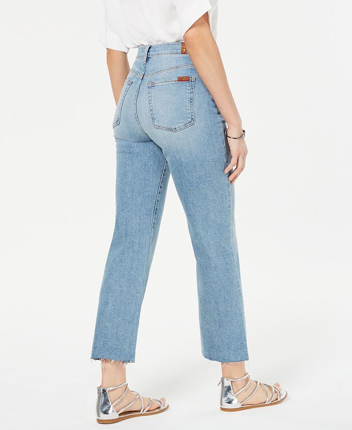 7 For All Mankind Cropped Alexa Jeans - Macy's