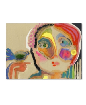 Trademark Global Wyanne 'the Talker' Canvas Art In Multi