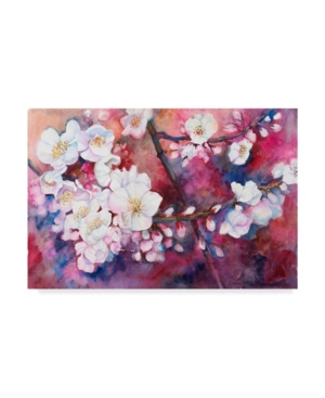 Trademark Global Joanne Porter 'cherry Blossoms' Canvas Art In Multi