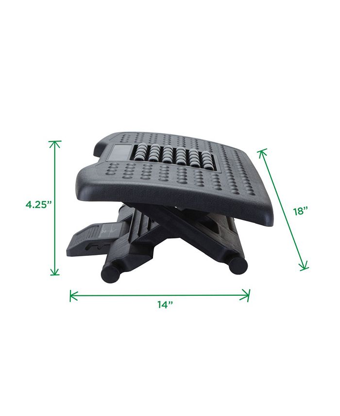 Mind Reader 3 Position Adjustable Height Ergonomic Foot Rest Macy's