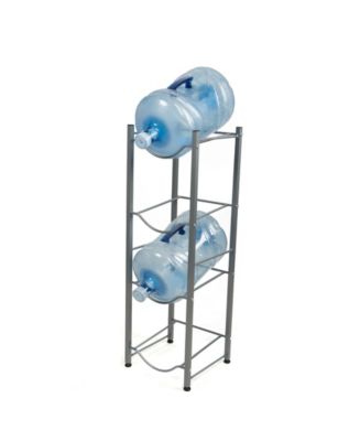 Mind Reader 4 Tier Stainless Steel Heavy Duty Water Cooler Jug Rack ...