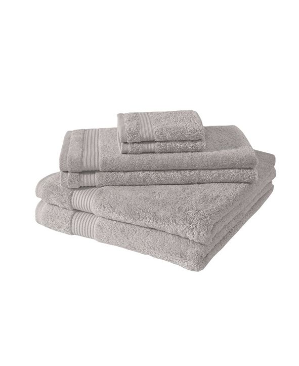 Makroteks Classic Turkish Towels Amadeus 6 Piece Luxury Turkish Cotton