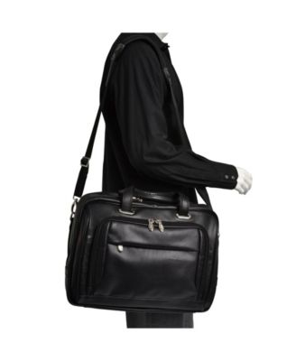 West Loop Expandable Double Compartment Briefcase