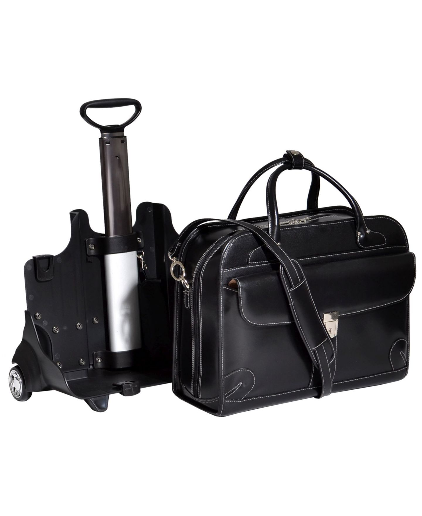 Портфели McKlein Lakewood, 15" Fly-Through Checkpoint-Friendly Ladies Laptop, цвет: Чёрный — фото 10