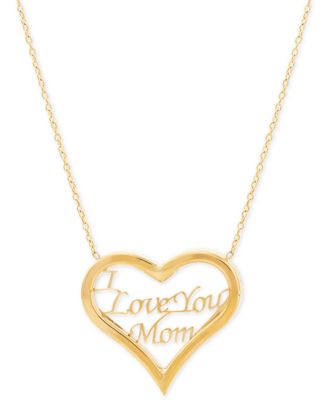 I love deals you mom pendant