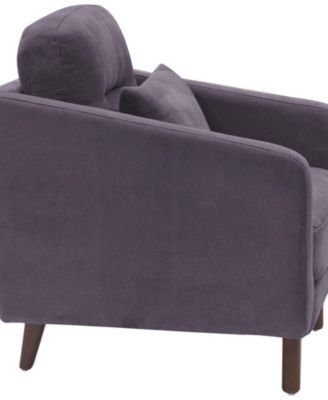 Elle D&eacute;cor 24" Mid-Century Modern Chloe Armchair