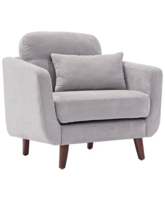 Elle D&eacute;cor 24" Mid-Century Modern Chloe Armchair