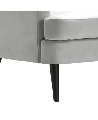 Elle D&eacute;cor Celeste Tufted Velvet Accent Chair