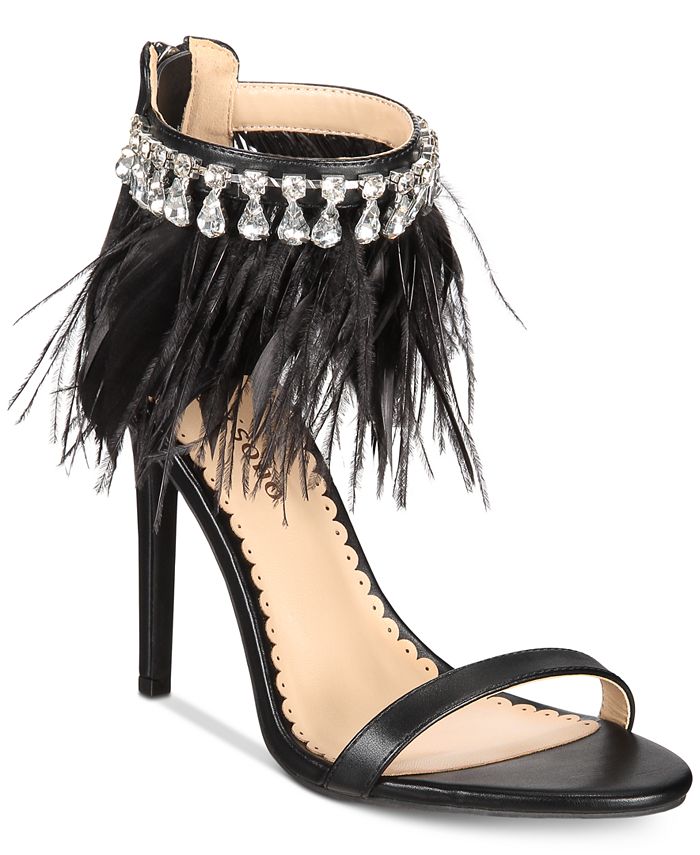 ZiGi Soho ZIGIny Brynlea Feathered Dress Sandals Macy s