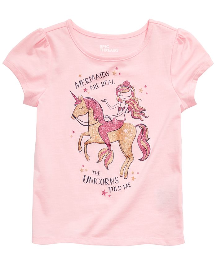 Epic Threads Mermaid T-Shirt, Toddler Girls, Created for Macy's