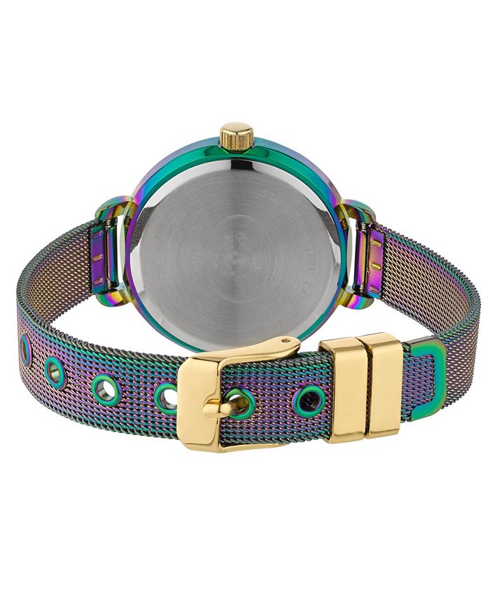 Laura ashley 2025 rainbow mesh watch