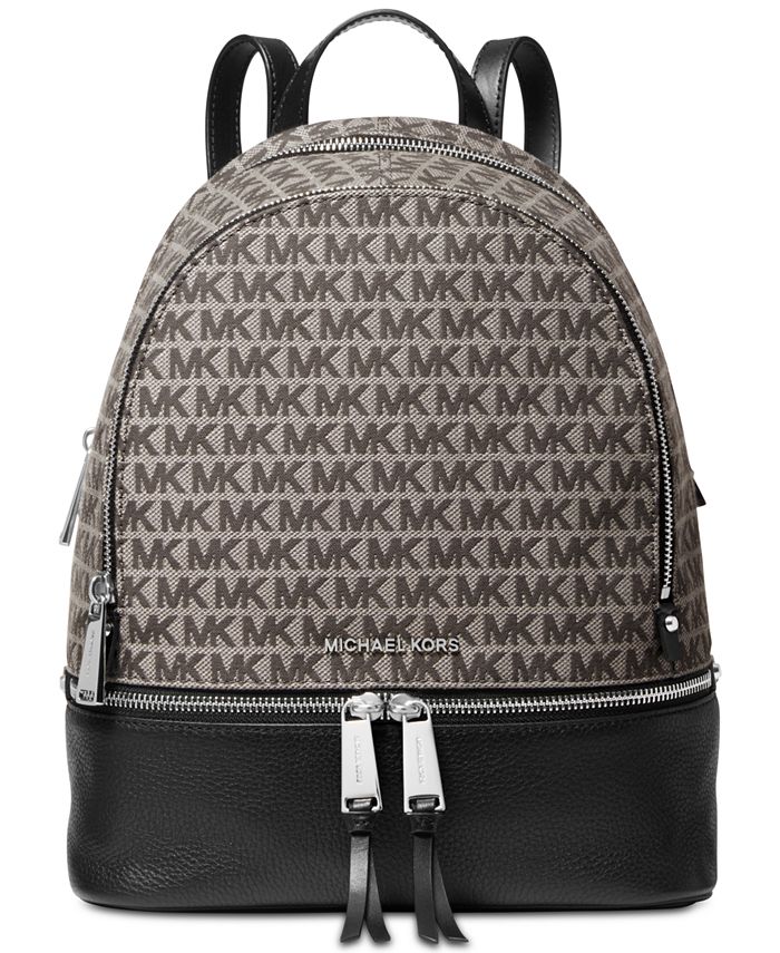 Michael Kors Rhea Jacquard Signature Backpack Macy's