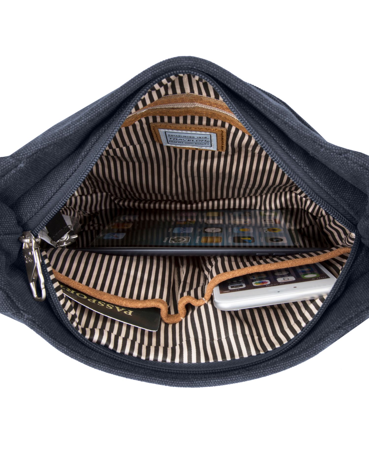 Anti-Theft Heritage Hobo Bag