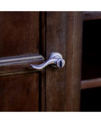 Consolle 100 cm in legno rovere e bianco con specchio - Nevay