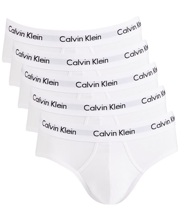 Calvin Klein Men's 5-Pack Cotton Stretch Hip Briefs Underwear - Macy's