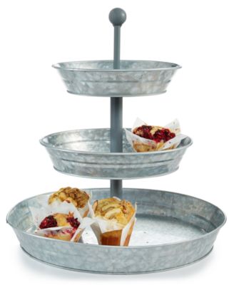 Martha Stewart Collection - Galvanized 3-Tier Server