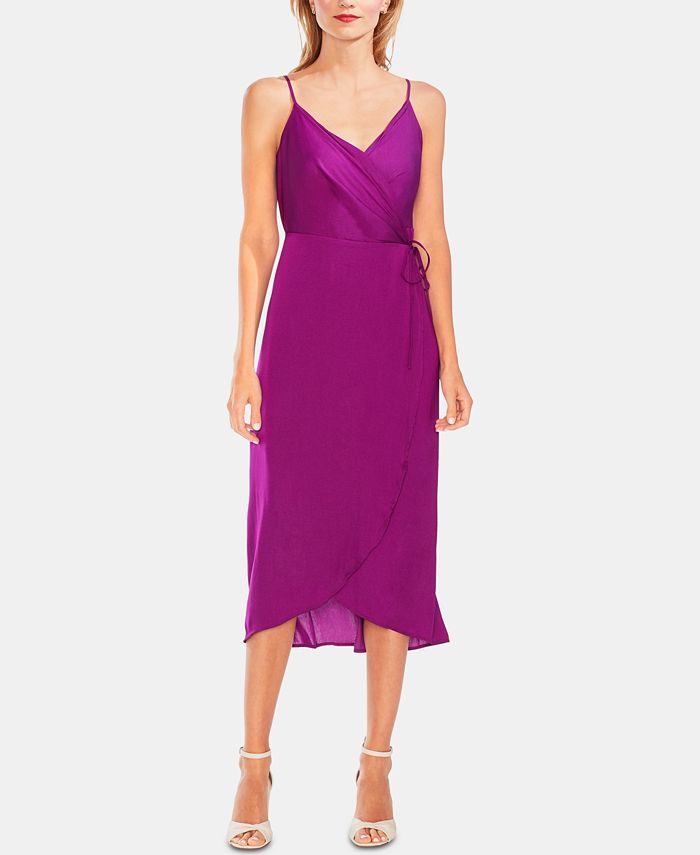 Vince Camuto Wrap Slip Dress Macy's