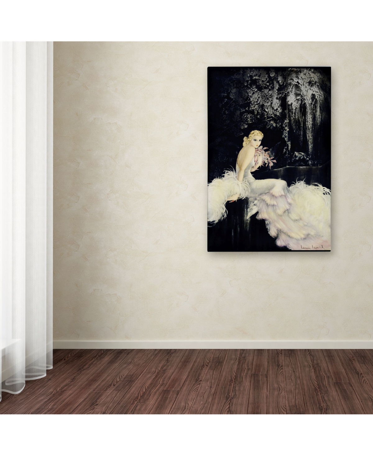 Vintage Lavoie 'Deco 3' Canvas Art - 2