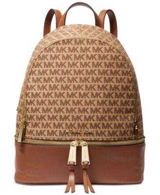 michael kors rhea logo backpack