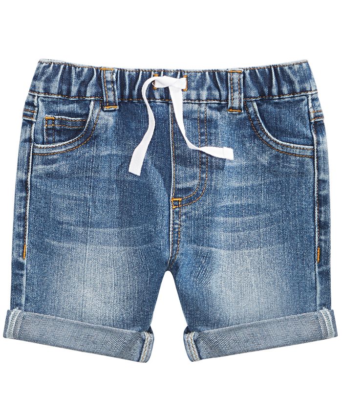 First Impressions Baby Boys Rolled Cuff Denim Shorts, Created for Macy ...