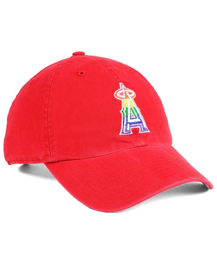 '47 Brand Los Angeles Angels Pride CLEAN UP Strapback Cap - Macy's