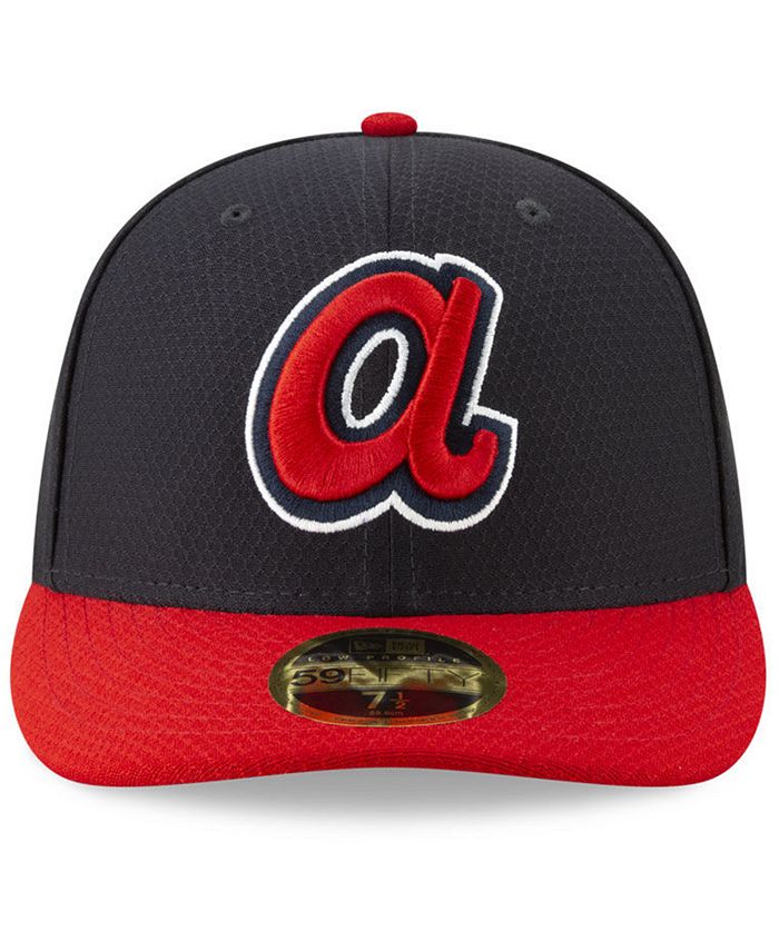 New Era Atlanta Braves Batting Practice Low Profile 59FIFTY-FITTED Cap ...