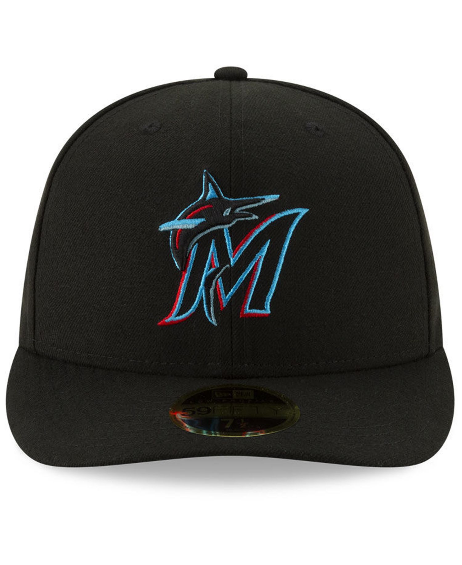 Miami Marlins Low Profile AC Performance 59FIFTY Fitted Cap