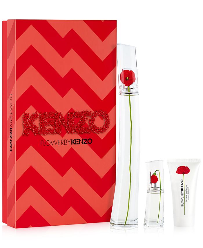 Kenzo Flower By Kenzo Eau de Parfum 3-Pc. Gift Set - Macy's