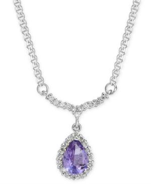 image of Tanzanite (3/4 ct. t.w.) & Diamond (1/4 ct. t.w.) 16