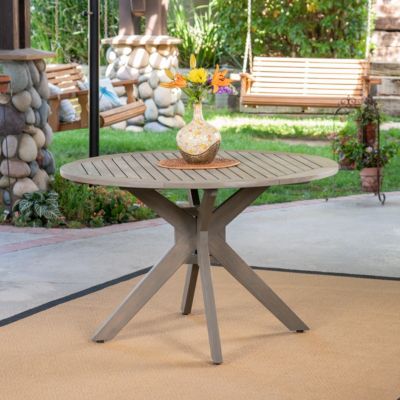 Stamford Outdoor Dining Table (X - Base)