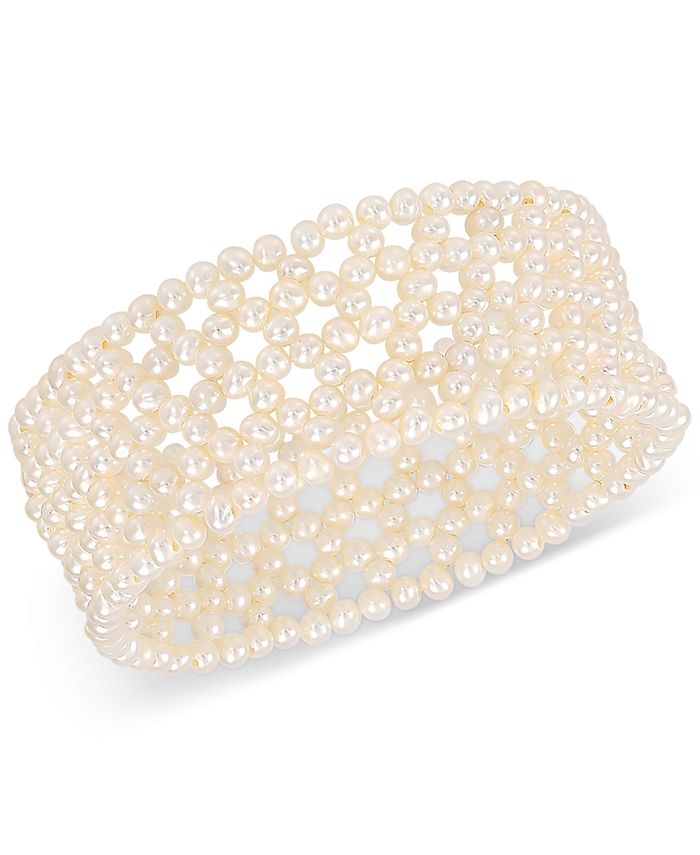 Stretch top cuff bracelet