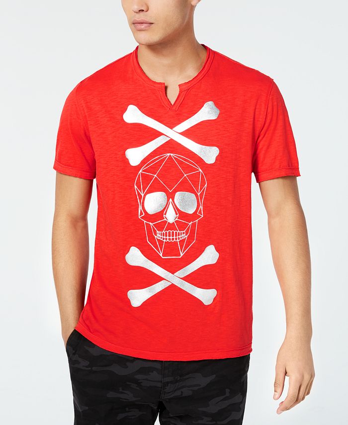 INC International Concepts INC Men's Skull & Cross Bones TShirt, Created for Macy's Macy's