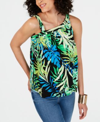 macys sleeveless tops