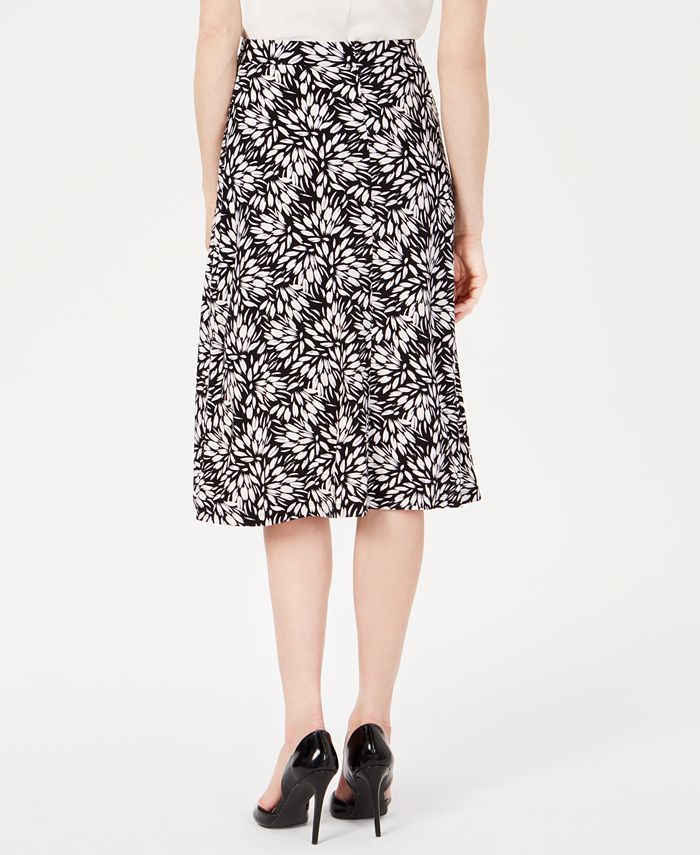 Kasper Petite Printed A-Line Skirt - Macy's