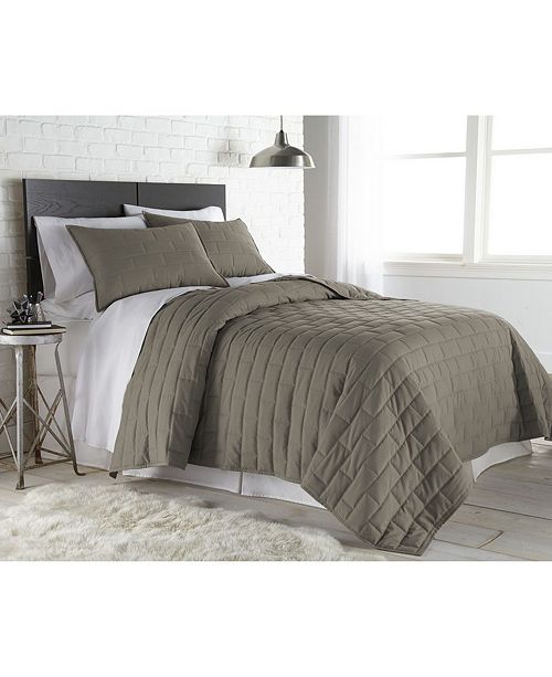 Southshore Fine Linens Lightweight Farmhouse 3 Piece Quilt Set
