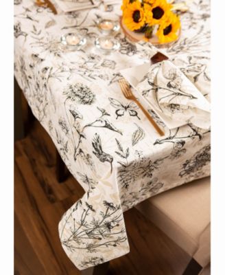 Botanical Print Table cloth 60" X 84"