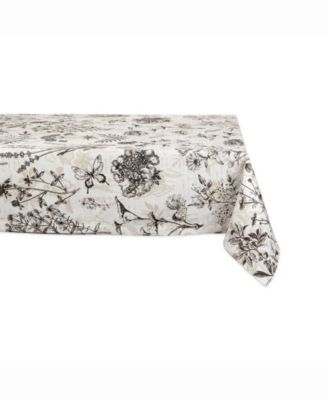 Botanical Print Table cloth 60" X 84" - Macy's