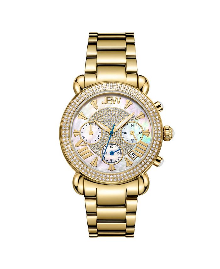 $1490 MSRP~ JBW Women's Victory Diamond Accented Leather