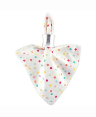 Multi Polka Dots Print Napkin Set of 6