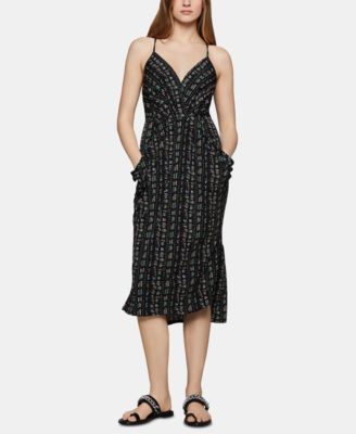 bcbgeneration surplice midi dress