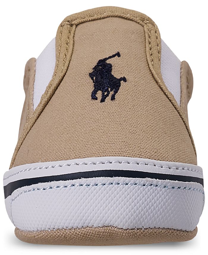 Polo Ralph Lauren Baby Boys' Balmount Layette SlipOn Crib Booties from