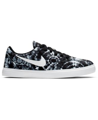Nike - Boys' SB Check Tie-Dye Skateboarding Sneakers from Finish Line