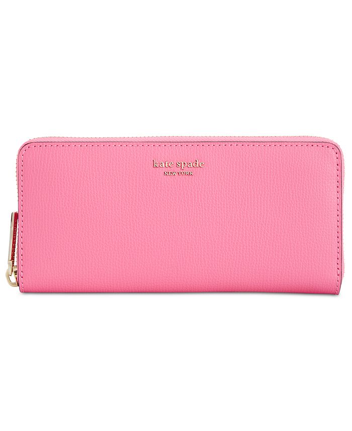 kate spade new york Syliva Leather Slim Continental Wallet - Macy's