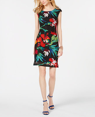 Connected Floral Sheath Dress - Macy's