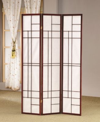 Rye 3-Panel Folding Floor Screen