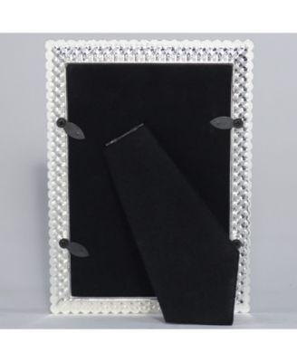 Juliet Silver Metal Frame with Crystals - 4" x 6"